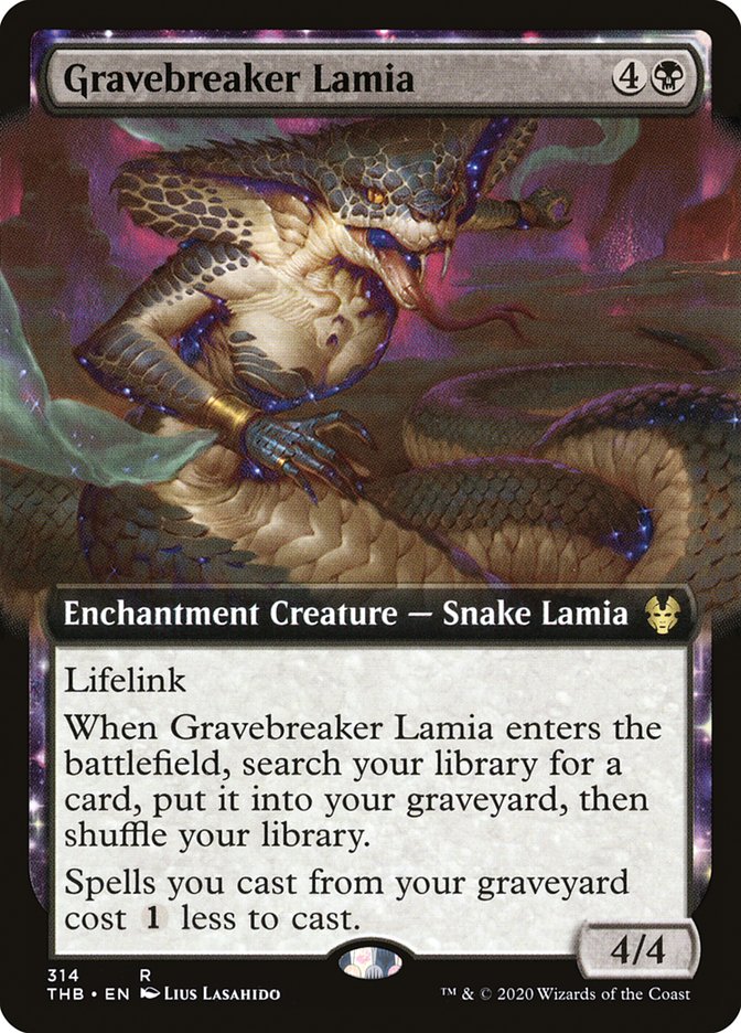 Gravebreaker Lamia (Extended Art) [Theros Beyond Death] | Black Swamp Games