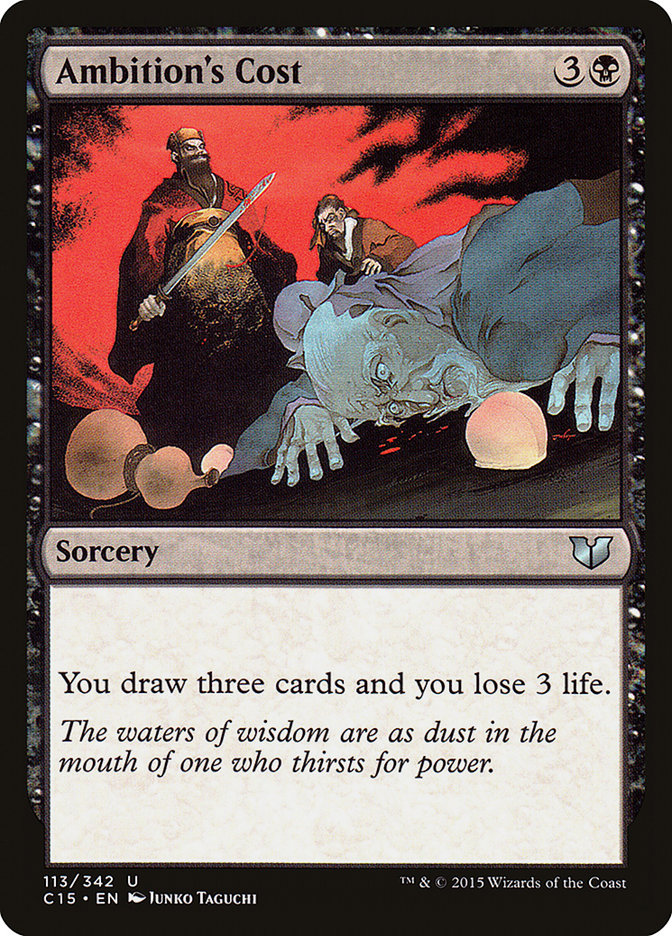 Ambition's Cost [Commander 2015] | Black Swamp Games