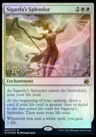 Sigarda's Splendor [Innistrad: Midnight Hunt Prerelease Promos] | Black Swamp Games