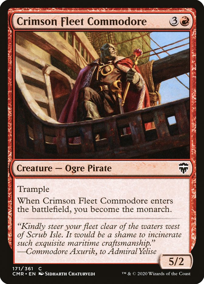 Crimson Fleet Commodore [Commander Legends] | Black Swamp Games