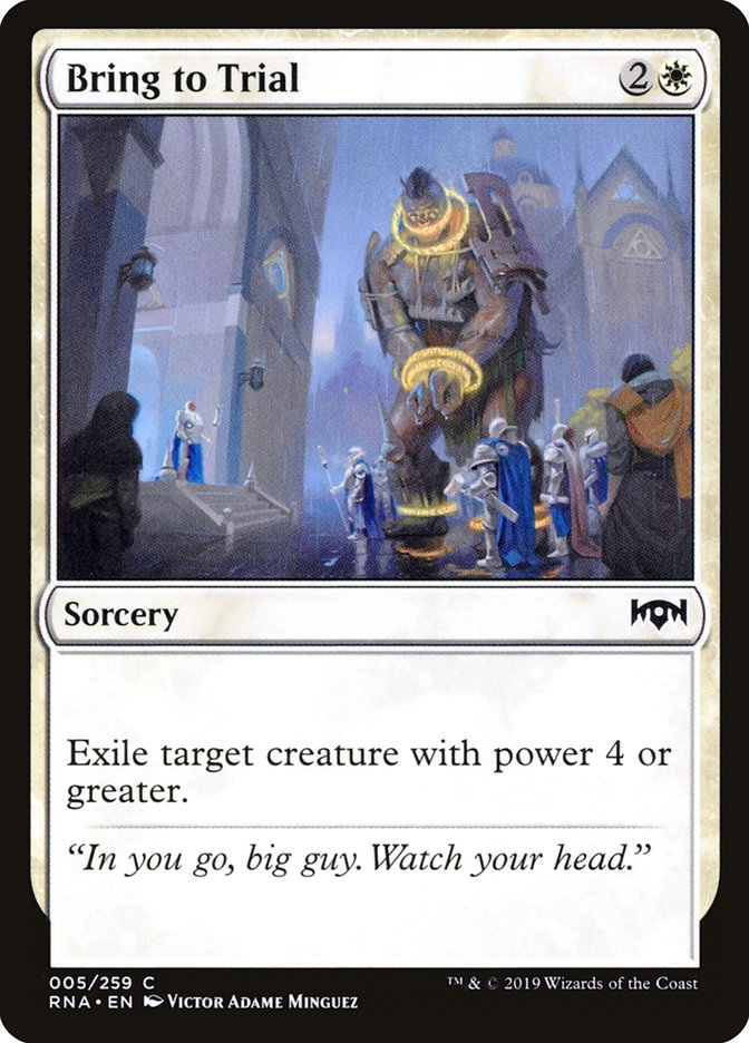 Bring to Trial [Ravnica Allegiance] | Black Swamp Games