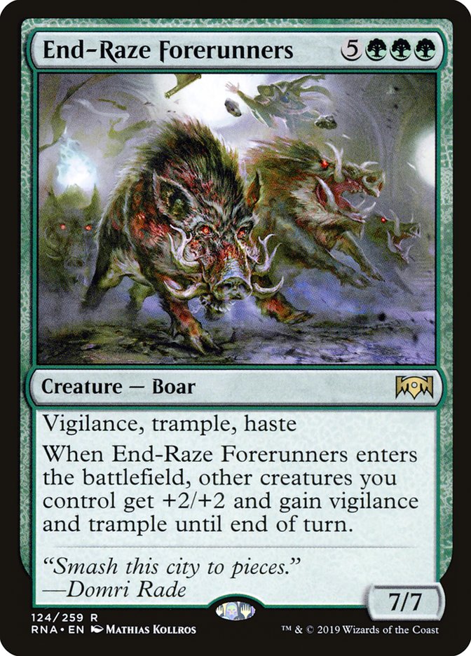 End-Raze Forerunners [Ravnica Allegiance] | Black Swamp Games