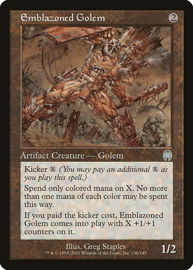 Emblazoned Golem [Apocalypse] | Black Swamp Games