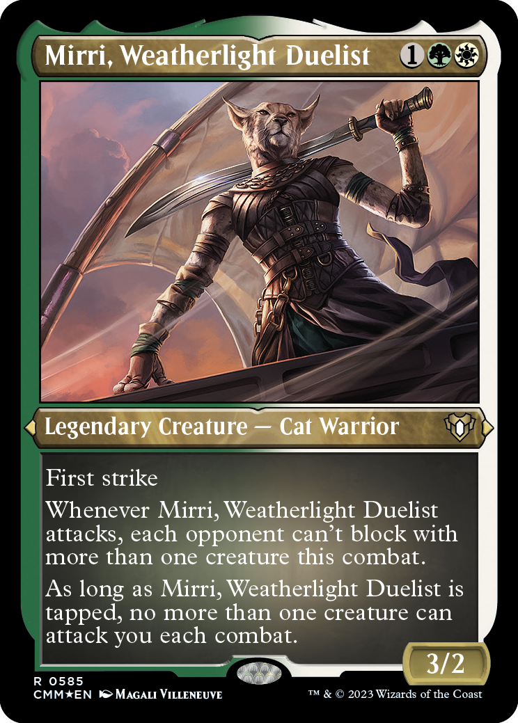 Mirri, Weatherlight Duelist (Foil Etched) [Commander Masters] | Black Swamp Games