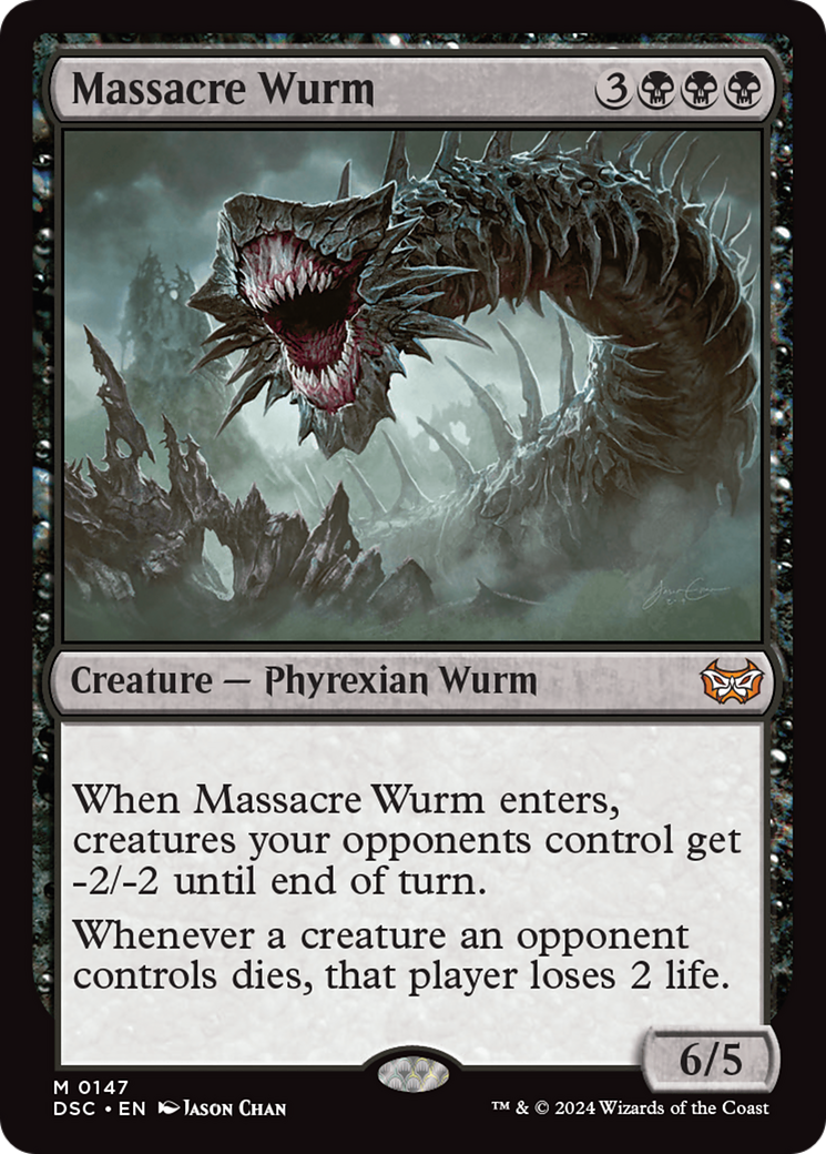 Massacre Wurm [Duskmourn: House of Horror Commander] | Black Swamp Games