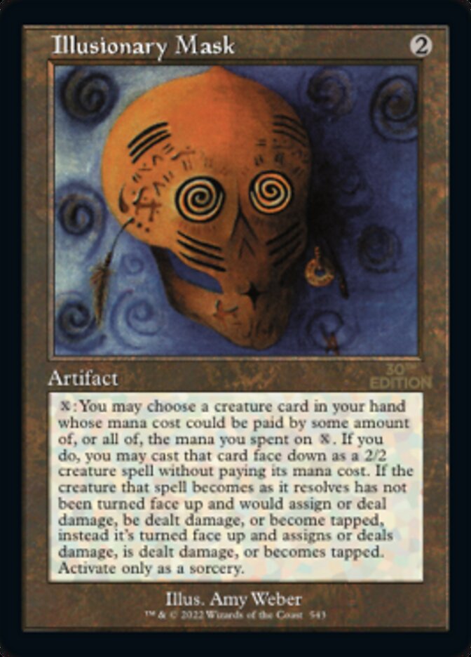 Illusionary Mask (Retro) [30th Anniversary Edition] | Black Swamp Games