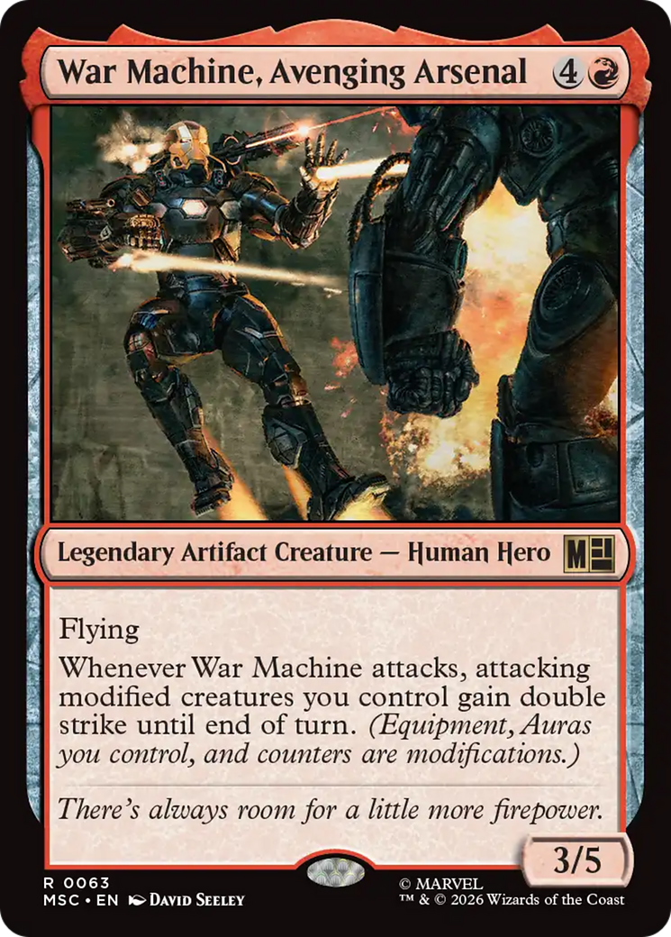 War Machine, Avenging Arsenal [Marvel Super Heroes Commander] | Black Swamp Games