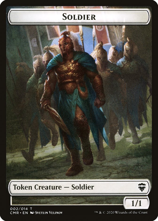 Soldier // The Monarch Double-Sided Token [Commander Legends Tokens] | Black Swamp Games