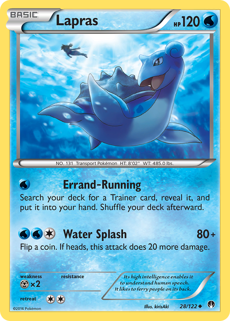 Lapras (28/122) [XY: BREAKpoint] | Black Swamp Games
