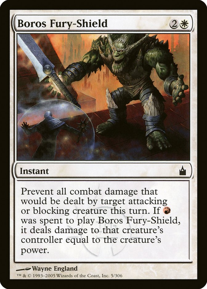 Boros Fury-Shield [Ravnica: City of Guilds] | Black Swamp Games
