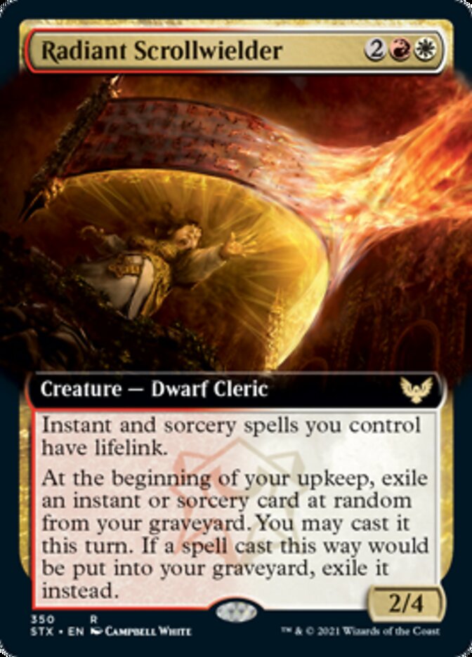 Radiant Scrollwielder (Extended Art) [Strixhaven: School of Mages] | Black Swamp Games