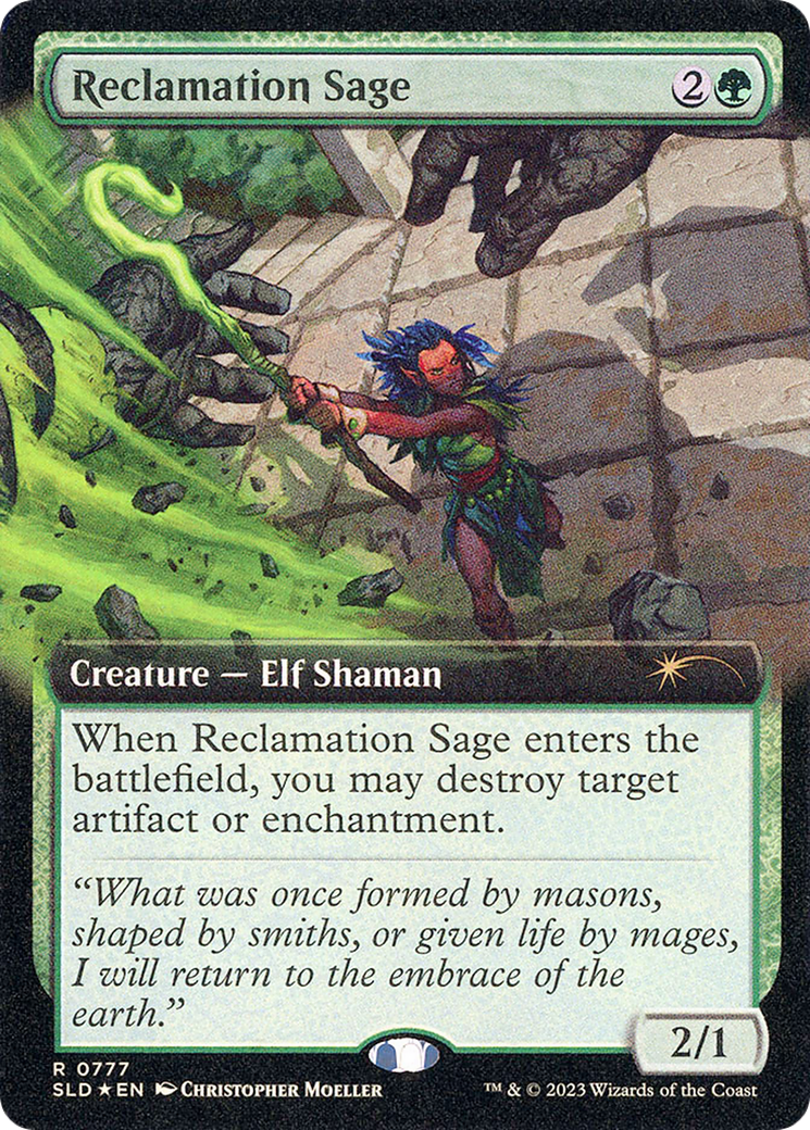 Reclamation Sage (Extended Art) [Secret Lair Drop Series] | Black Swamp Games