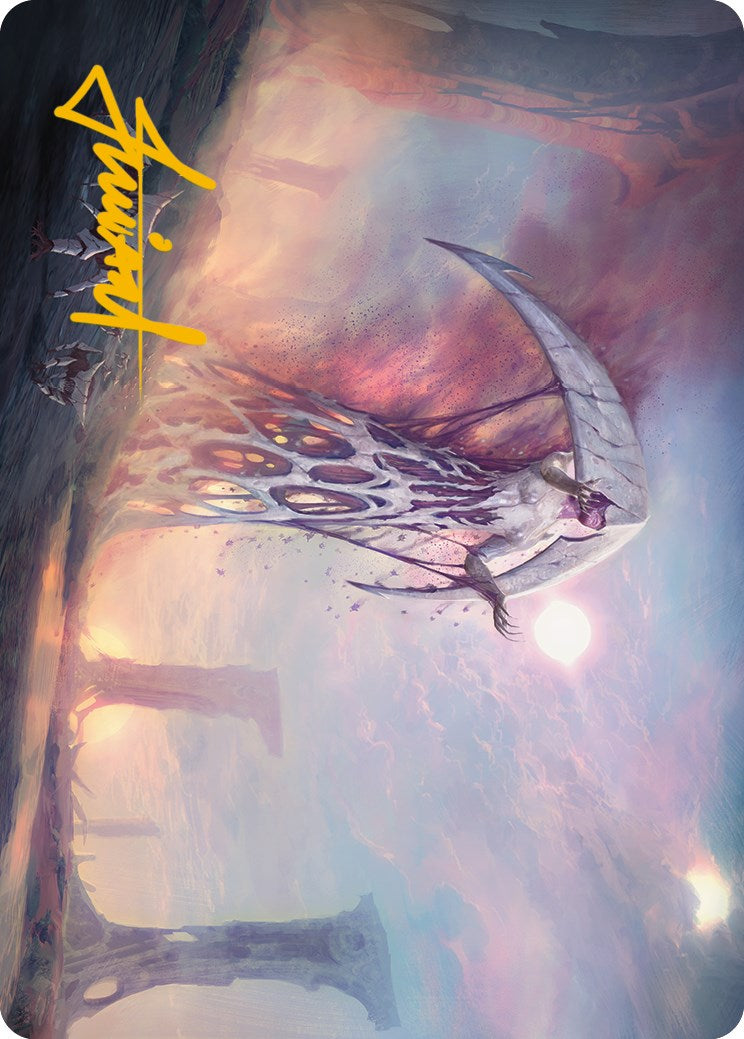 White Sun's Twilight Art Card (Gold-Stamped Signature) [Phyrexia: All Will Be One Art Series] | Black Swamp Games