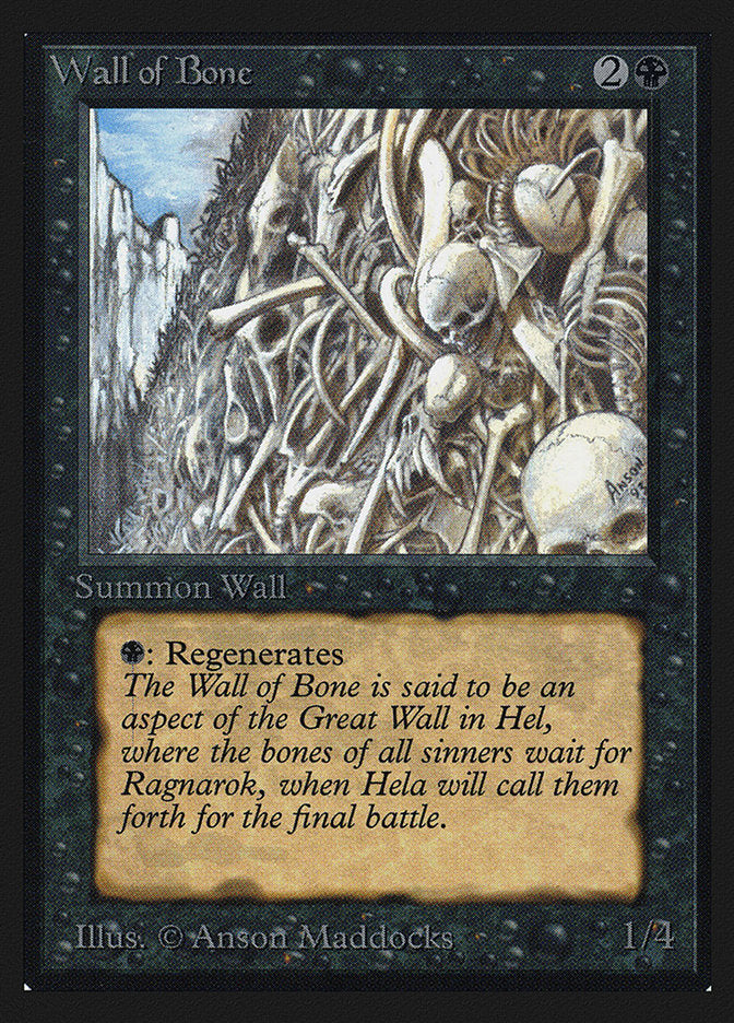 Wall of Bone [International Collectors' Edition] | Black Swamp Games