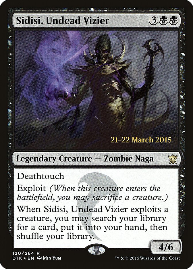 Sidisi, Undead Vizier [Dragons of Tarkir Prerelease Promos] | Black Swamp Games