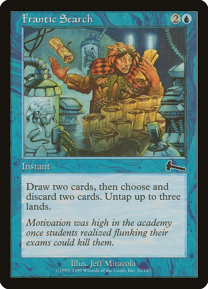 Frantic Search [Urza's Legacy] | Black Swamp Games