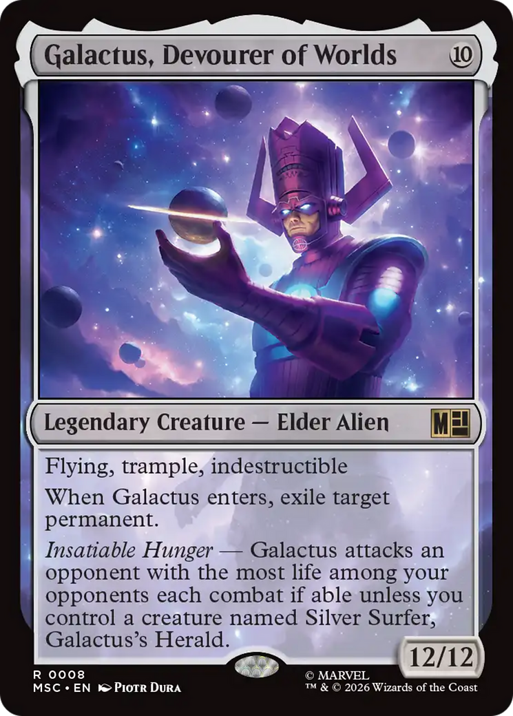 Galactus, Devourer of Worlds [Marvel Super Heroes Commander] | Black Swamp Games