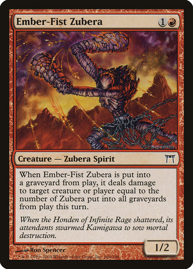 Ember-Fist Zubera [Champions of Kamigawa] | Black Swamp Games