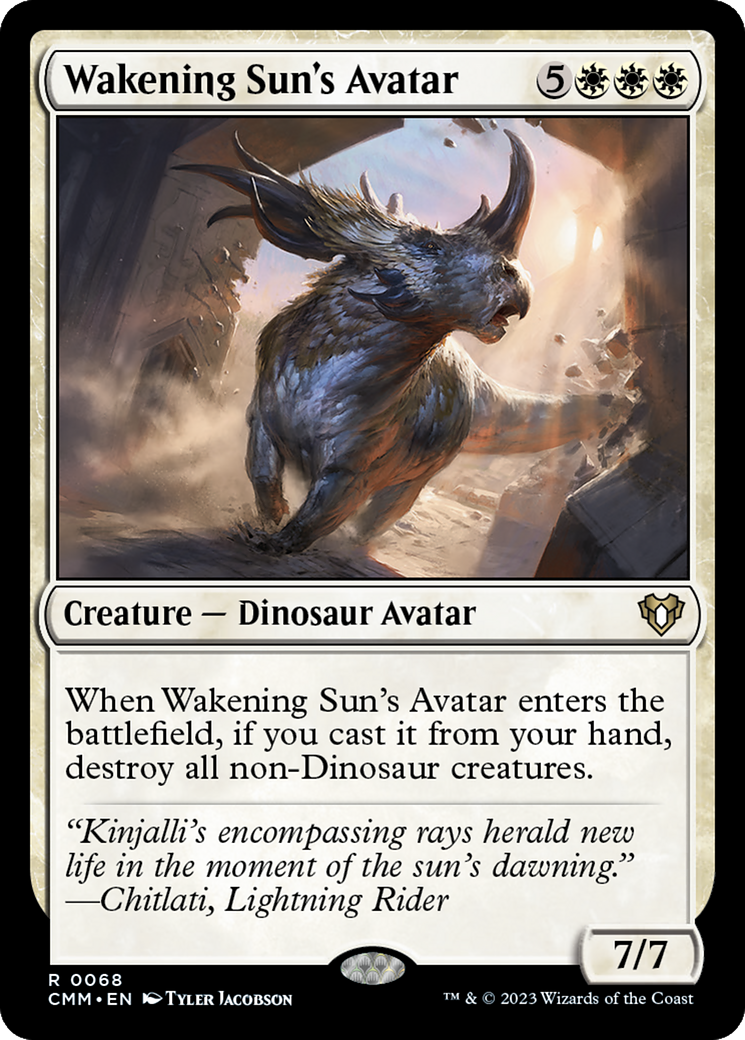 Wakening Sun's Avatar [Commander Masters] | Black Swamp Games