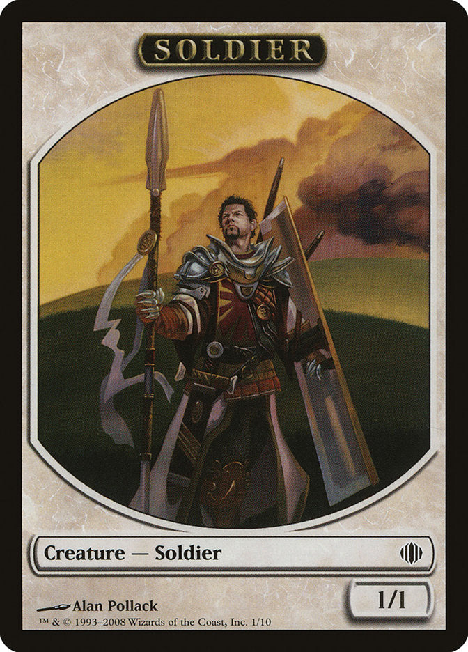 Soldier Token [Shards of Alara Tokens] | Black Swamp Games