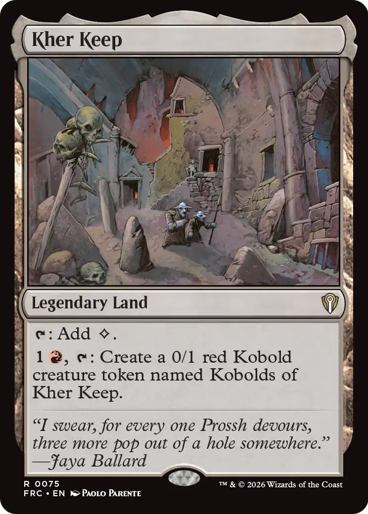 Kher Keep [Reality Fracture Commander] | Black Swamp Games
