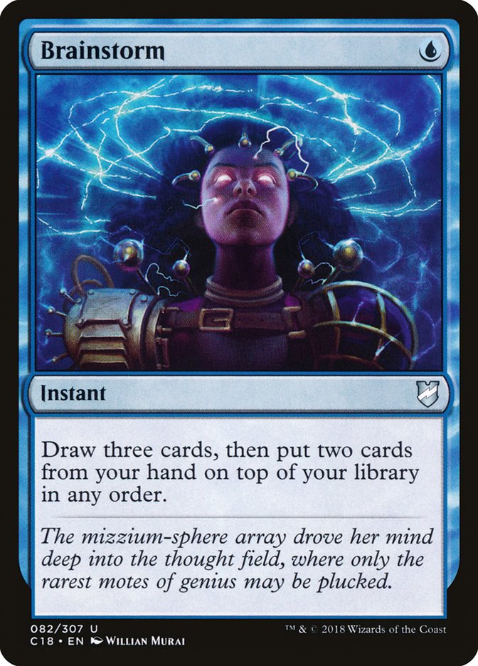 Brainstorm [Commander 2018] | Black Swamp Games