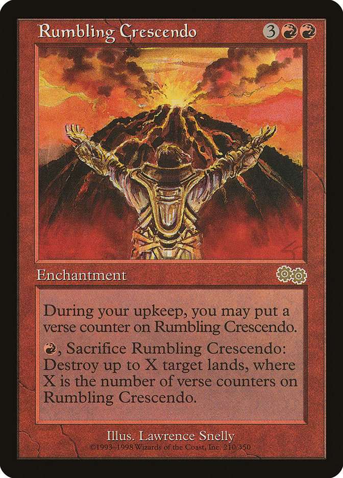Rumbling Crescendo [Urza's Saga] | Black Swamp Games
