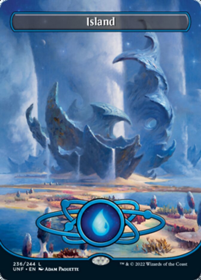 Island (236) (Planetary Space-ic Land) [Unfinity] | Black Swamp Games