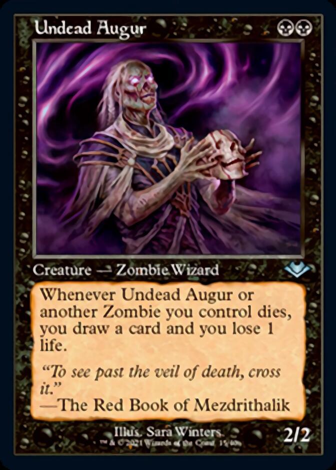 Undead Augur (Retro Foil Etched) [Modern Horizons] | Black Swamp Games