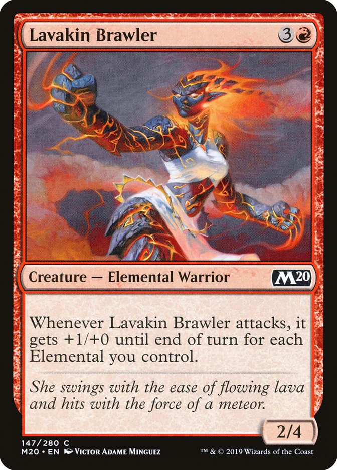 Lavakin Brawler [Core Set 2020] | Black Swamp Games