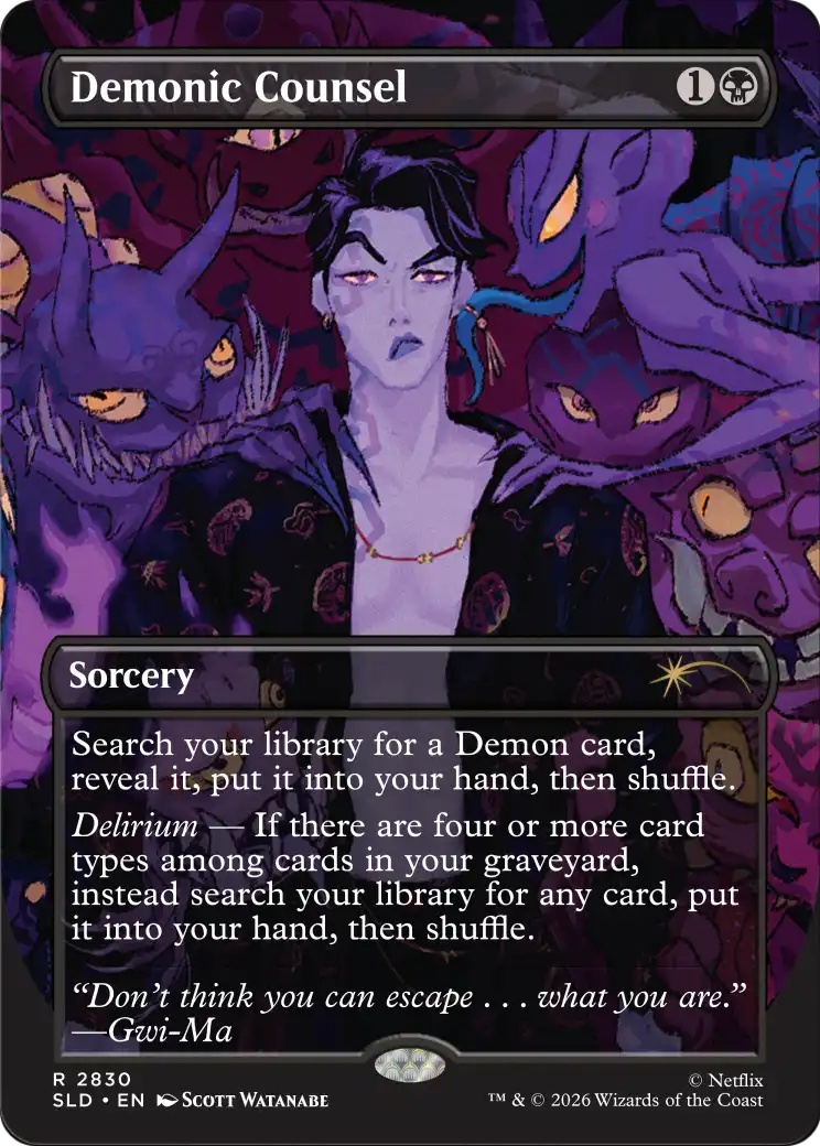 Demonic Counsel [Secret Lair Drop Series] | Black Swamp Games