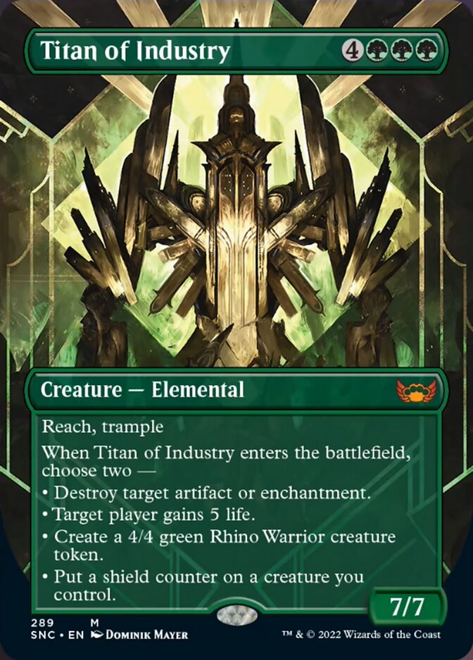Titan of Industry (Borderless Alternate Art) [Streets of New Capenna] | Black Swamp Games
