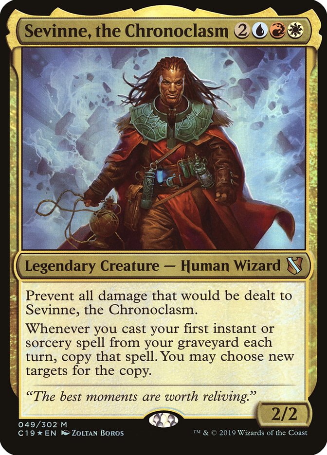 Sevinne, the Chronoclasm (Oversized) [Commander 2019 Oversized] | Black Swamp Games