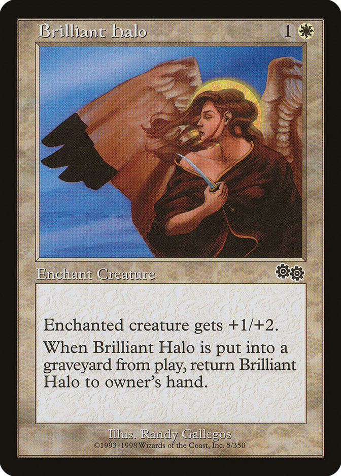 Brilliant Halo [Urza's Saga] | Black Swamp Games