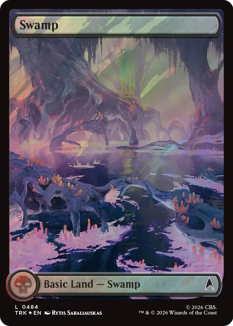 Swamp (0484) (Surge Foil) [Star Trek] | Black Swamp Games