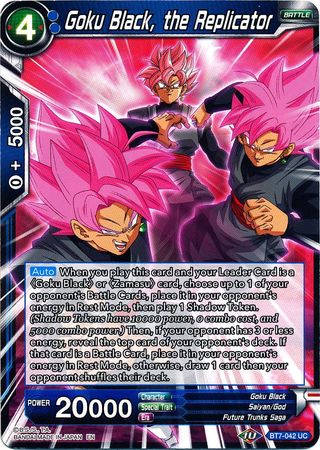 Goku Black, the Replicator (BT7-042) [Assault of the Saiyans] | Black Swamp Games