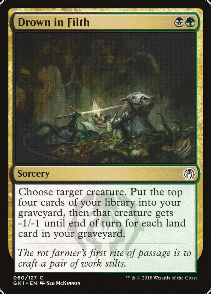 Drown in Filth [Guilds of Ravnica Guild Kit] | Black Swamp Games