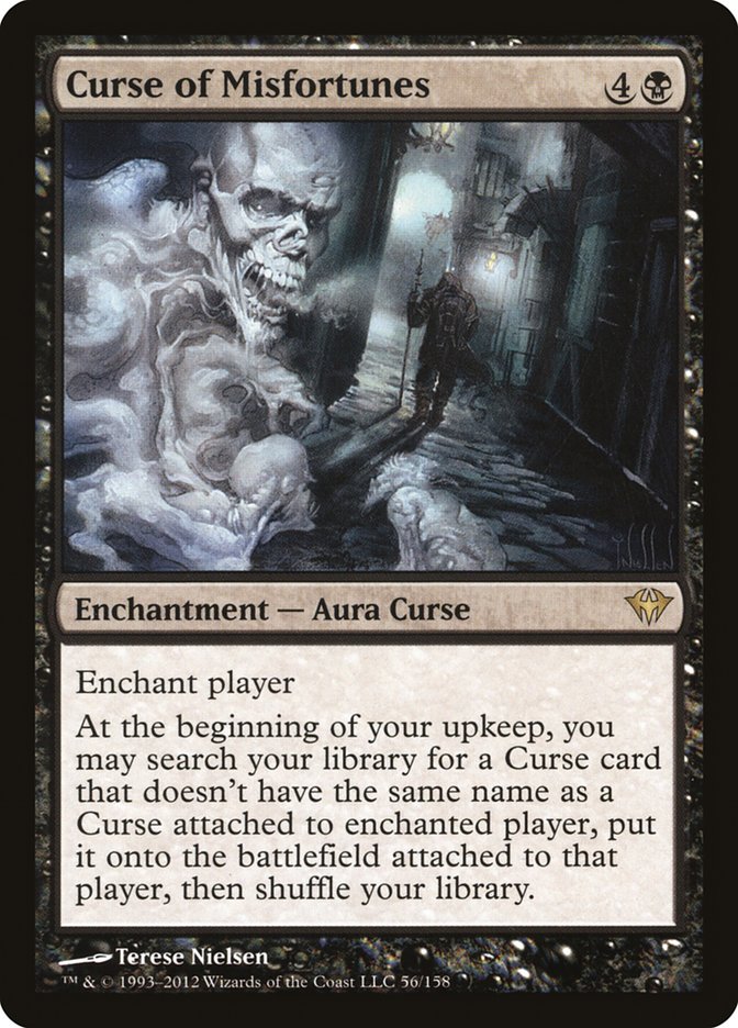 Curse of Misfortunes [Dark Ascension] | Black Swamp Games
