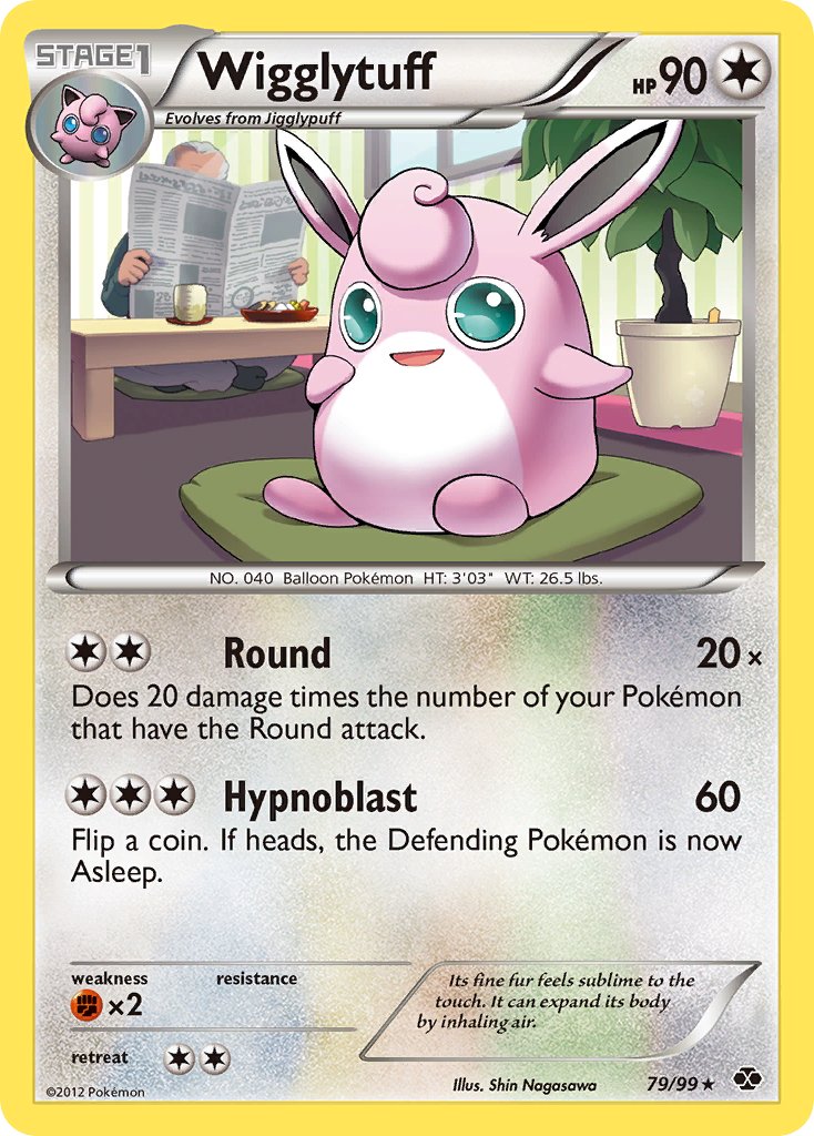 Wigglytuff (79/99) (Cosmos Holo) (Blister Exclusive) [Black & White: Next Destinies] | Black Swamp Games