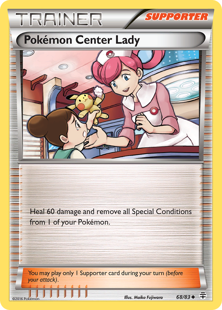Pokemon Center Lady (68/83) [XY: Generations] | Black Swamp Games
