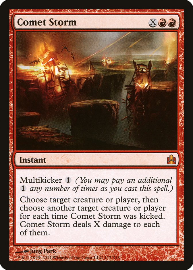Comet Storm [Commander 2011] | Black Swamp Games