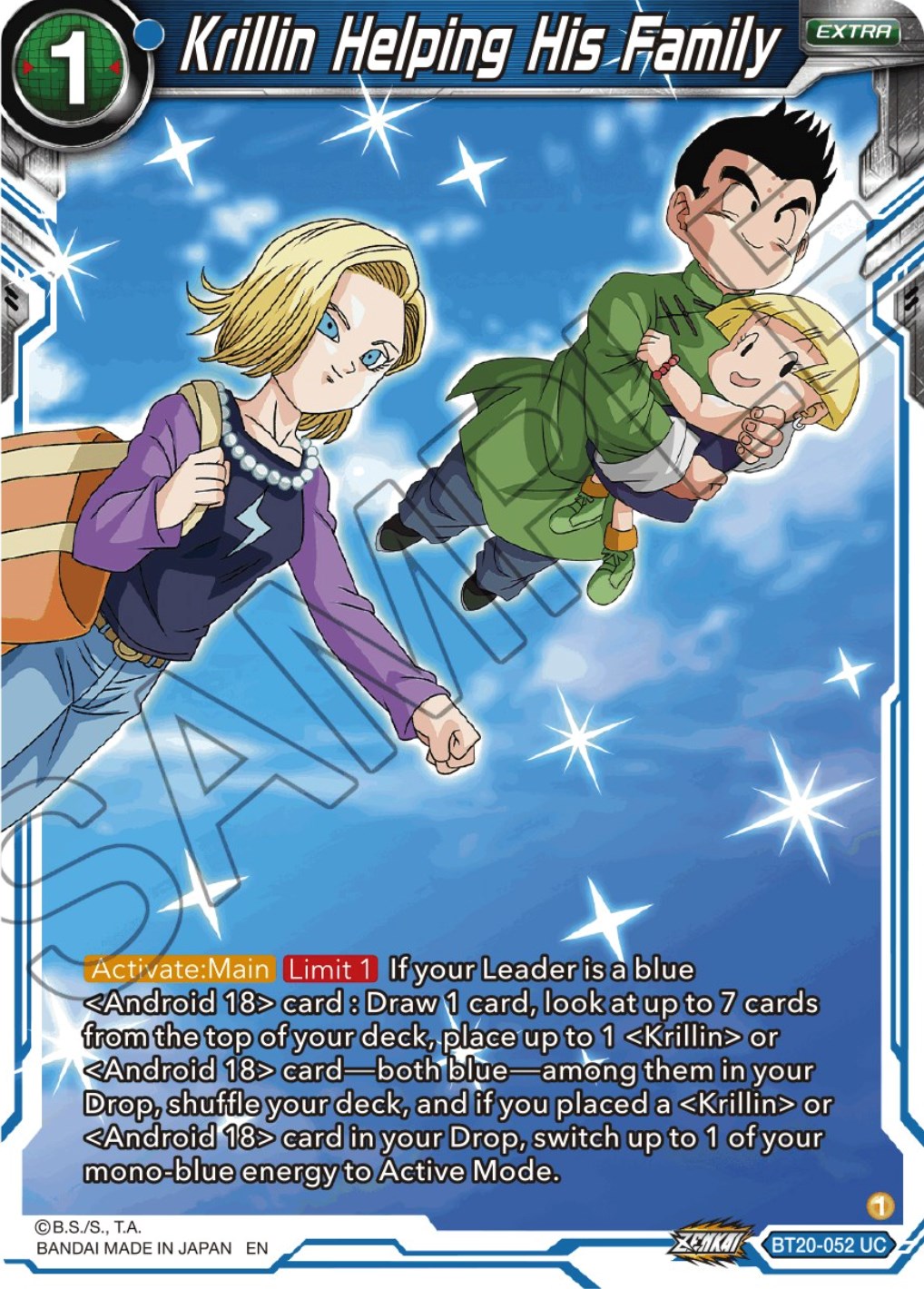 Krillin Helping His Family (BT20-052) [Power Absorbed] | Black Swamp Games