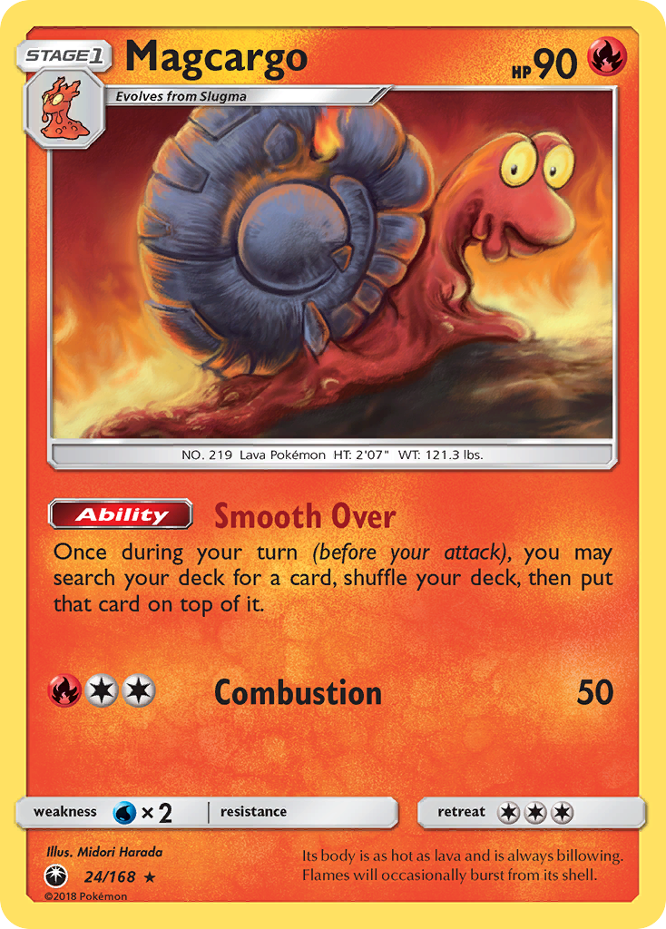 Magcargo (24/168) [Sun & Moon: Celestial Storm] | Black Swamp Games