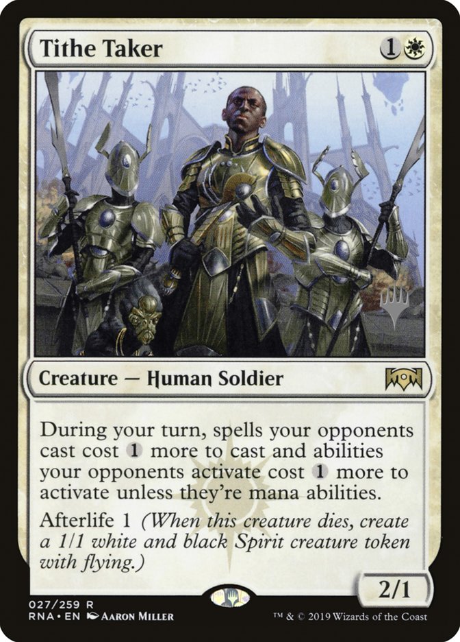 Tithe Taker (Promo Pack) [Ravnica Allegiance Promos] | Black Swamp Games