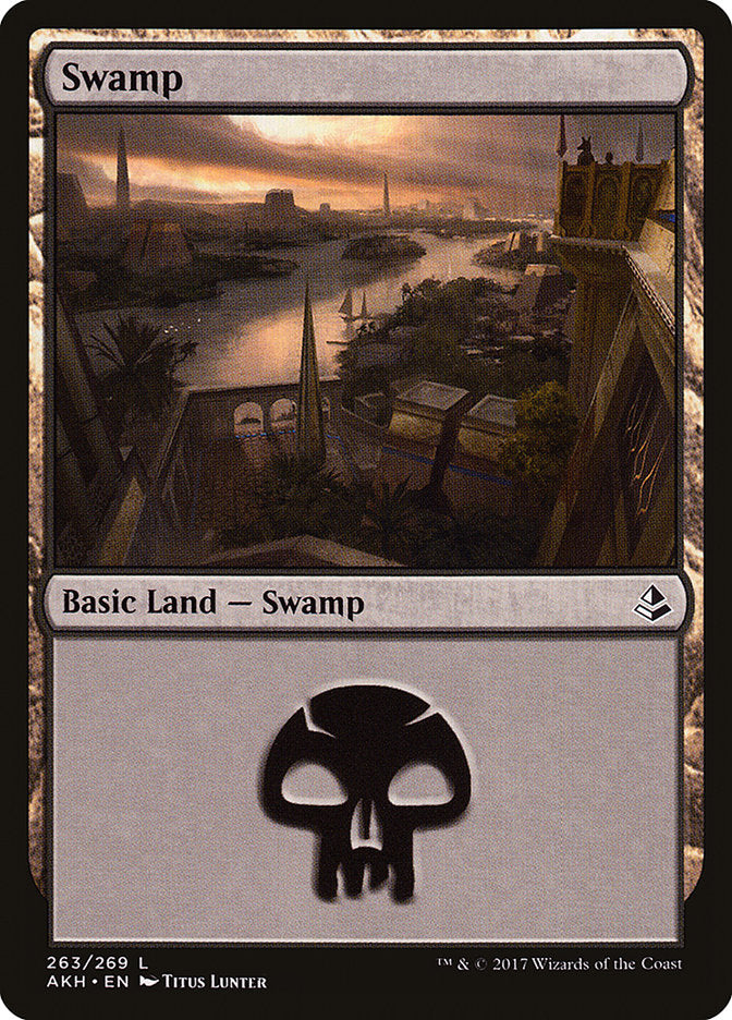 Swamp (263) [Amonkhet] | Black Swamp Games