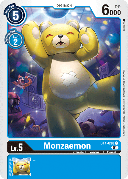 Monzaemon [BT1-038] (Alternative Art) [Starter Deck: Ulforce Veedramon] | Black Swamp Games