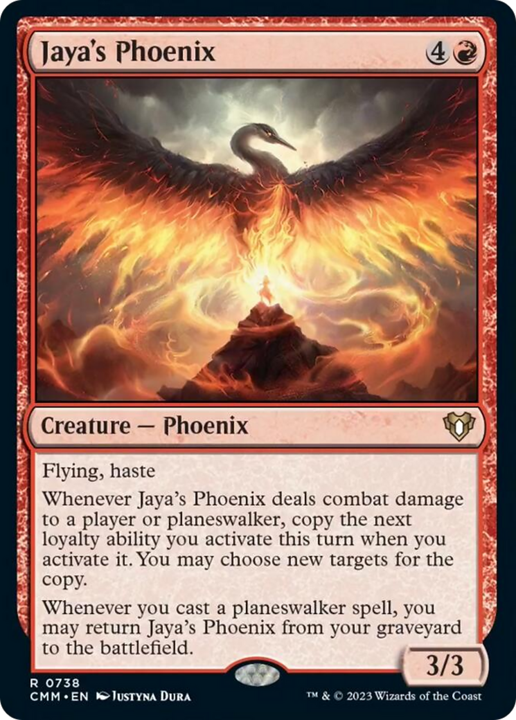 Jaya's Phoenix [Commander Masters] | Black Swamp Games