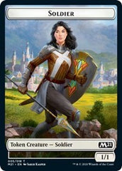 Soldier // Weird Double-Sided Token [Core Set 2021 Tokens] | Black Swamp Games