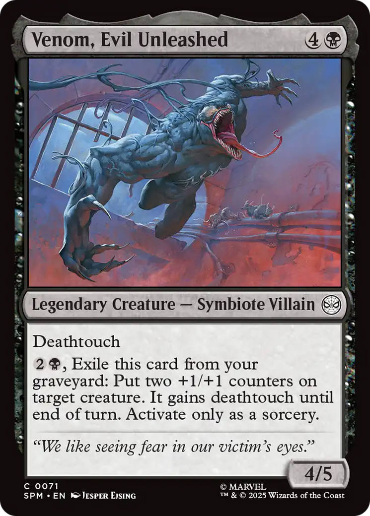 Venom, Evil Unleashed [Marvel's Spider-Man] | Black Swamp Games