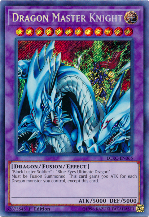 Dragon Master Knight [LCKC-EN065] Secret Rare | Black Swamp Games